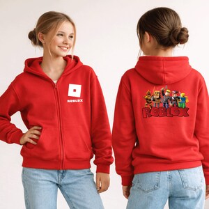 Roblox Youth Full Zip Hoodie zdjęcie 3
