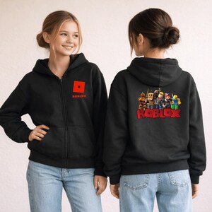 Roblox Youth Full Zip Hoodie zdjęcie 2