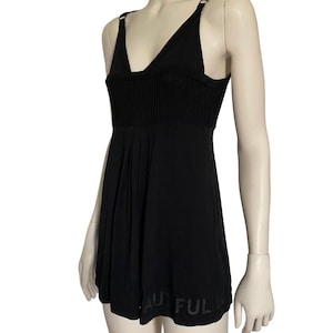 Cop Copine Preto Cami Flowy Vest Strap Top com Estampa Escrita Arquivo 2000&39s