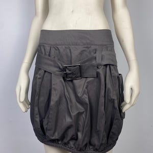 Vintage Cop Copine Cintura Cinto Bolha Mini Saia Plissada Arquivo Anos 90