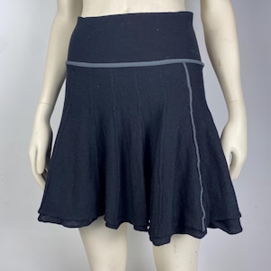 Marithe Francois Girbaud Vintage 90’s Black Mini Tennis Skirt Archive Runway
