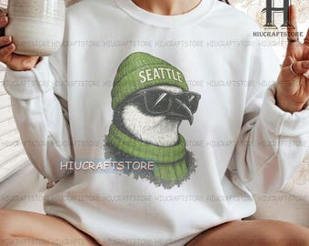 Vintage Seattle Football Sweatshirt: Game Day Crewneck