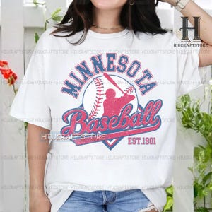 Vintage Minnesota Baseball tshirt | Minnesota baseball Sweatshirt | Baseball Fan shirt | Minnesota baseball tshirt | Custom baseball tee