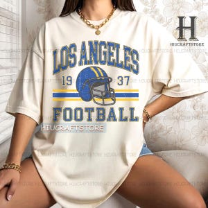 Vintage Los Angeles Football fan tshirt,Los Angeles football Crewneck , Los Angeles sweatshirt, Game day Football,Vintage football tee