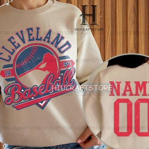 Customized Cleveland Baseball Sweatshirt | Cleveland baseball shirt | Baseball Fan shirt | Cleveland baseball tshirt | Custom baseball tee