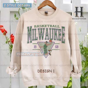 Milwaukee  Basketball Sweatshirt | Vintage Milwaukee  Basketball shirt | Basketball shirt | Milwaukee  Basketball tee| Milwaukee Fan shirt