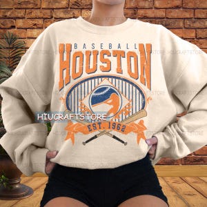 Houston Baseball png | Vintage Houston baseball png | Baseball png for shirt | Houston baseball DTF |  baseball team PNG