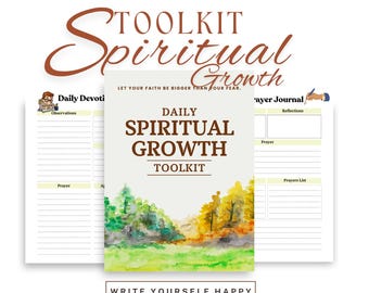 Daily Spiritual Growth Toolkit: Guided Journal (PDF) - Etsy