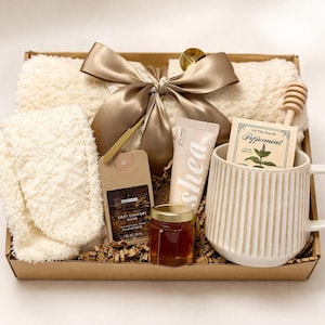 Chemotherapy Care Package, Get Well Soon Gift Box, Healing Spa Basket, Breast Cancer Recovery Present, Support Comfort Set, Hug in a Box