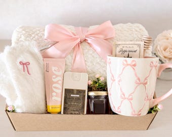 Breast Cancer Comfort Gift Box, Healing and Recovery Care Package for Women, Post Mastectomy and Chemo Support, Survivor Encouragement
