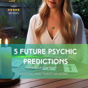 5 zukünftige psychische Voraussagen - hellsichtige Lesung zur gleichen Stunde, Wahrsager-Wahrsagerei, psychische Interpretation, Orakel-Lesung