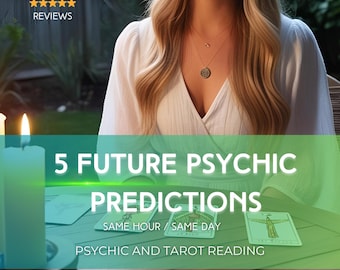 5 Future Predictions: Same Day Psychic Tarot Reading