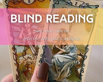 Intuitive Blind Tarot Reading: Psychic Guidance, Spiritual Insight