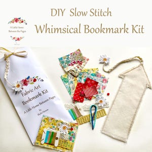 Kit segnalibro Slow Stitch Whimsical House: una piccola casa per i ricordi del primo libro