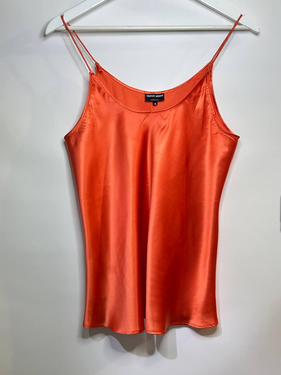 トップス 00s GIORGIO ARMANI Silk Satin Camisole Armani Camisole - Etsy