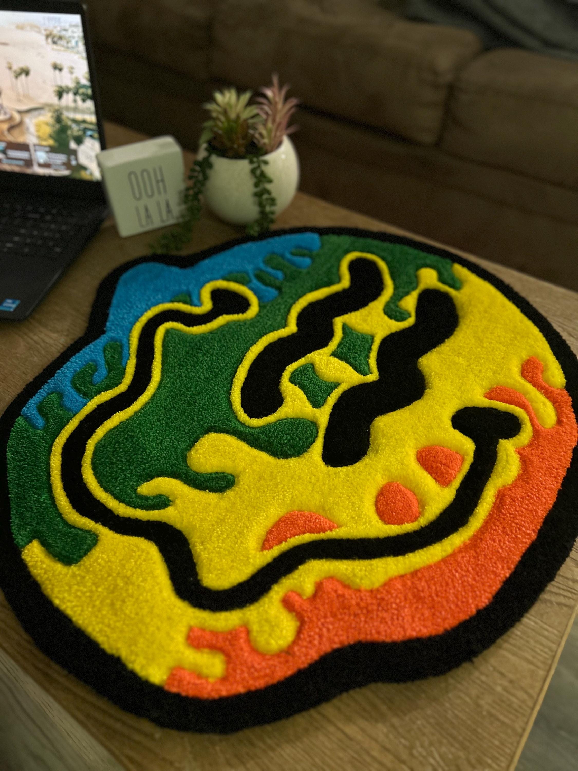 Smiley Face Rug Tufting - Etsy
