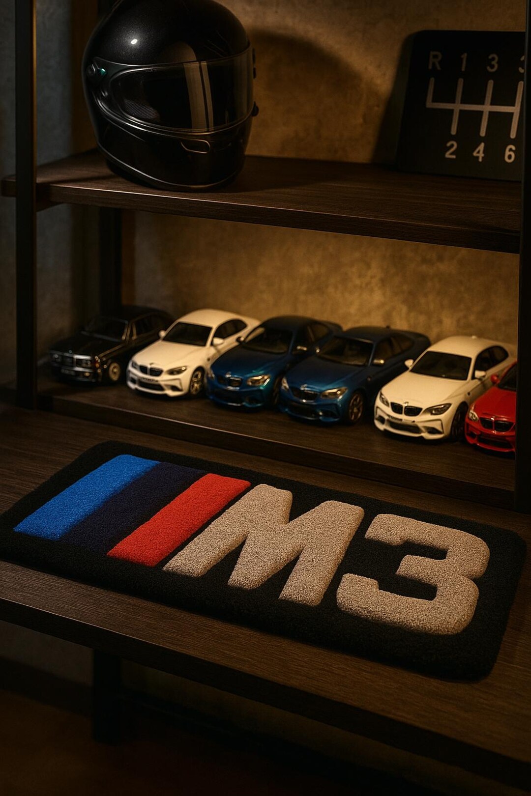 Custom BMW M3 Rug – Handmade Tufted Car Logo Mat for Auto Enthusiasts ...