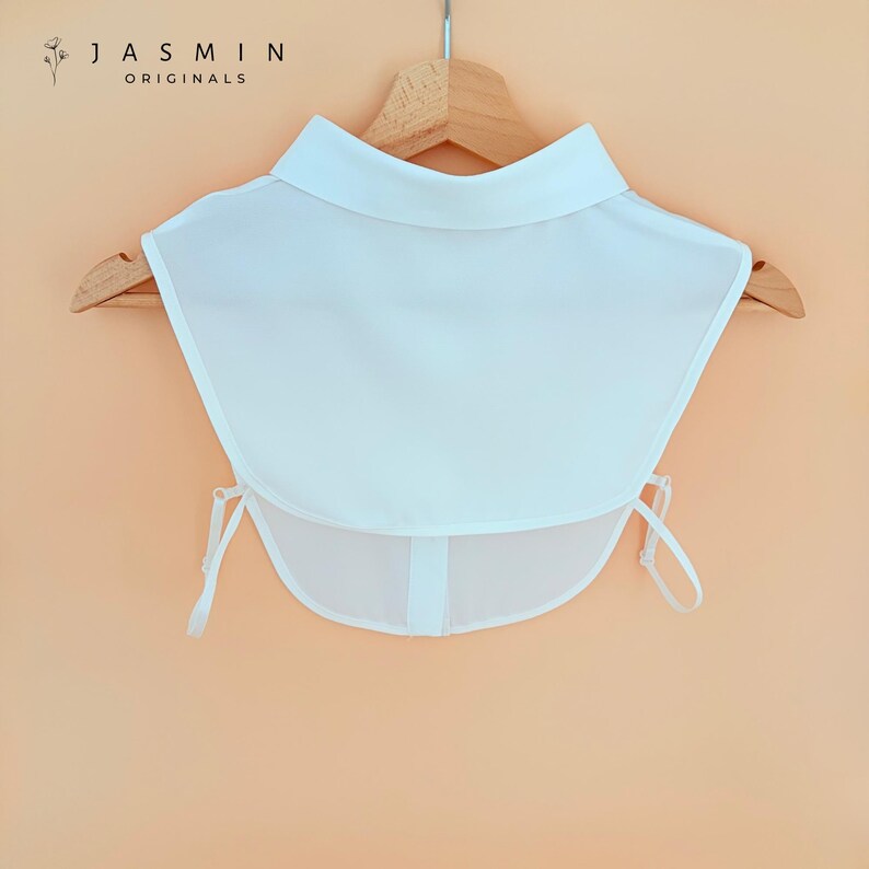 Minimalist Detachable Round Collar | White Peterpan Dickey | Women's ...