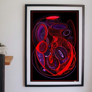 Futuristic Abstract Wall Art