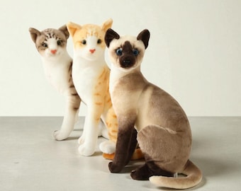 Iris Siamese Cat Plush Toy by Jellycat - Soft Stuffed Animal 27cm