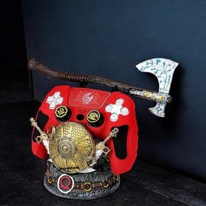 God of War Controller Holder: Universal Gamepad Stand, Desktop Decoration