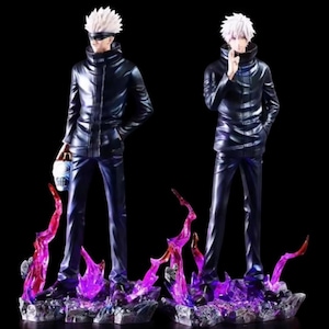 Satoru Gojo Figure | 33cm Jujutsu Kaisen Anime Collectible | PVC Statue Gift