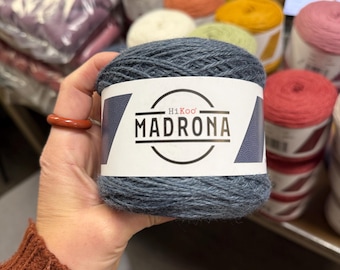 Hilo HiKoo Madrona Fingering, para tejer, hacer ganchillo, lana de alpaca bebé, lana merino, bambú y nailon.
