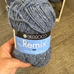 Berroco Remix, recycelte Fasern, Kammgarn Gewicht
