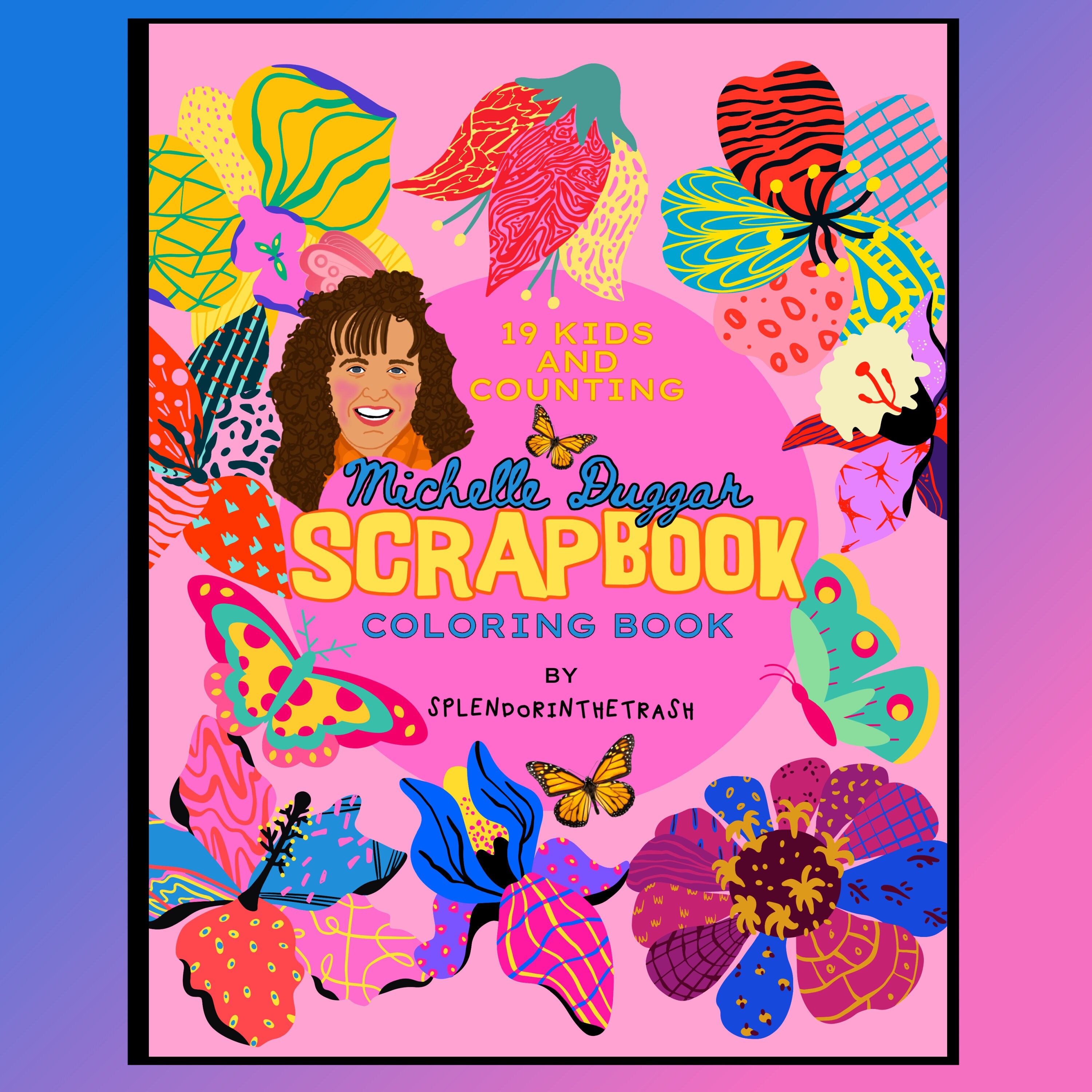 Michelle Duggar's Scrapbook Reality Television Coloring Book \, image size:3000x3000