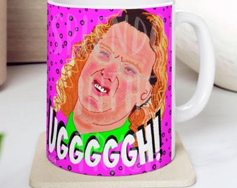 Love on the Spectrum “UGH” James Funny Ceramic 11 oz & 15 oz Reality Tv Coffee Mug , Friend, Birthday Gift