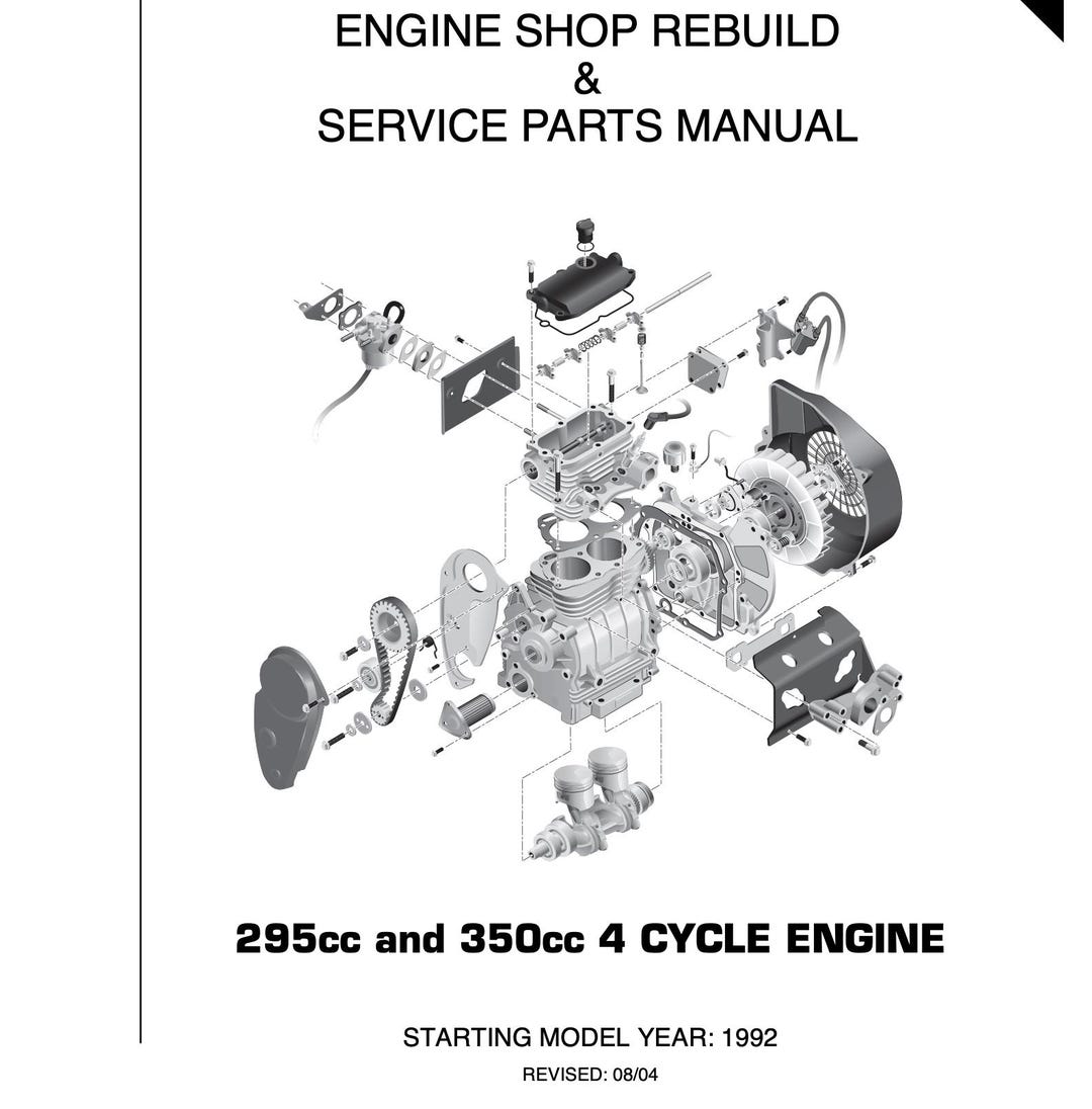 small internal combustion engine for golf cart exploded view