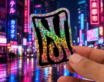Pegatinas personalizadas con purpurina: un toque de brillo que hará que tu marca destaque.