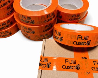 Custom Logo Packing Tape | Personalized Printed Packaging Tape | Branded Shipping Tape | Business Logo Tape Roll | Custom Tape with Logo