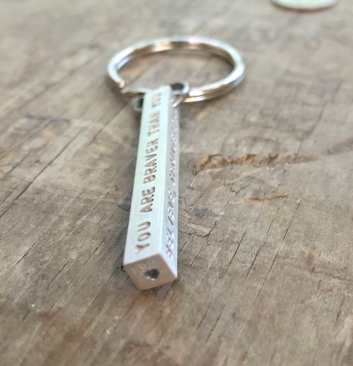 Christmas Luxury Mens Silver Personalized Keychain Sterling Silver