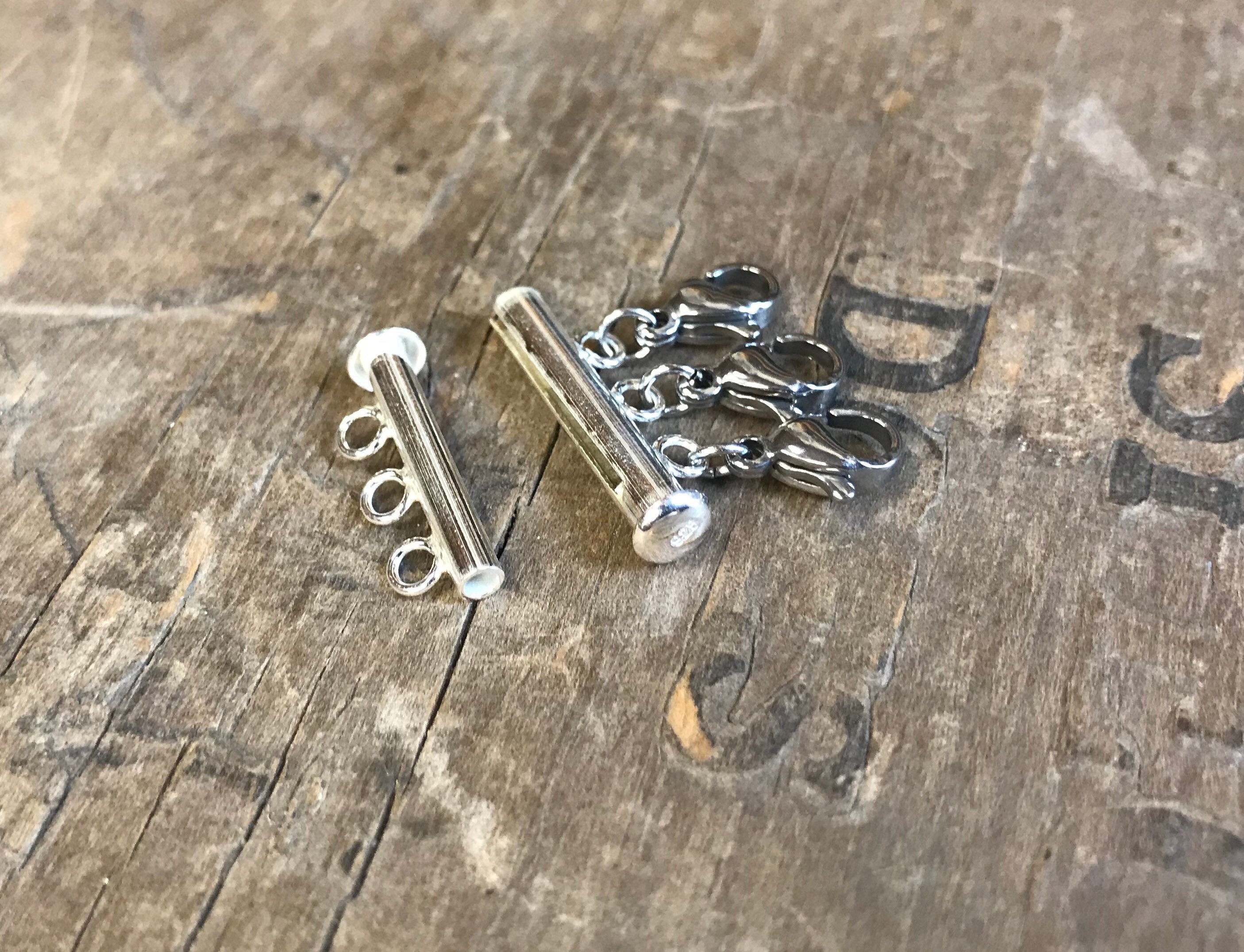 Layered Necklace Separator sterling silver multi strand necklace