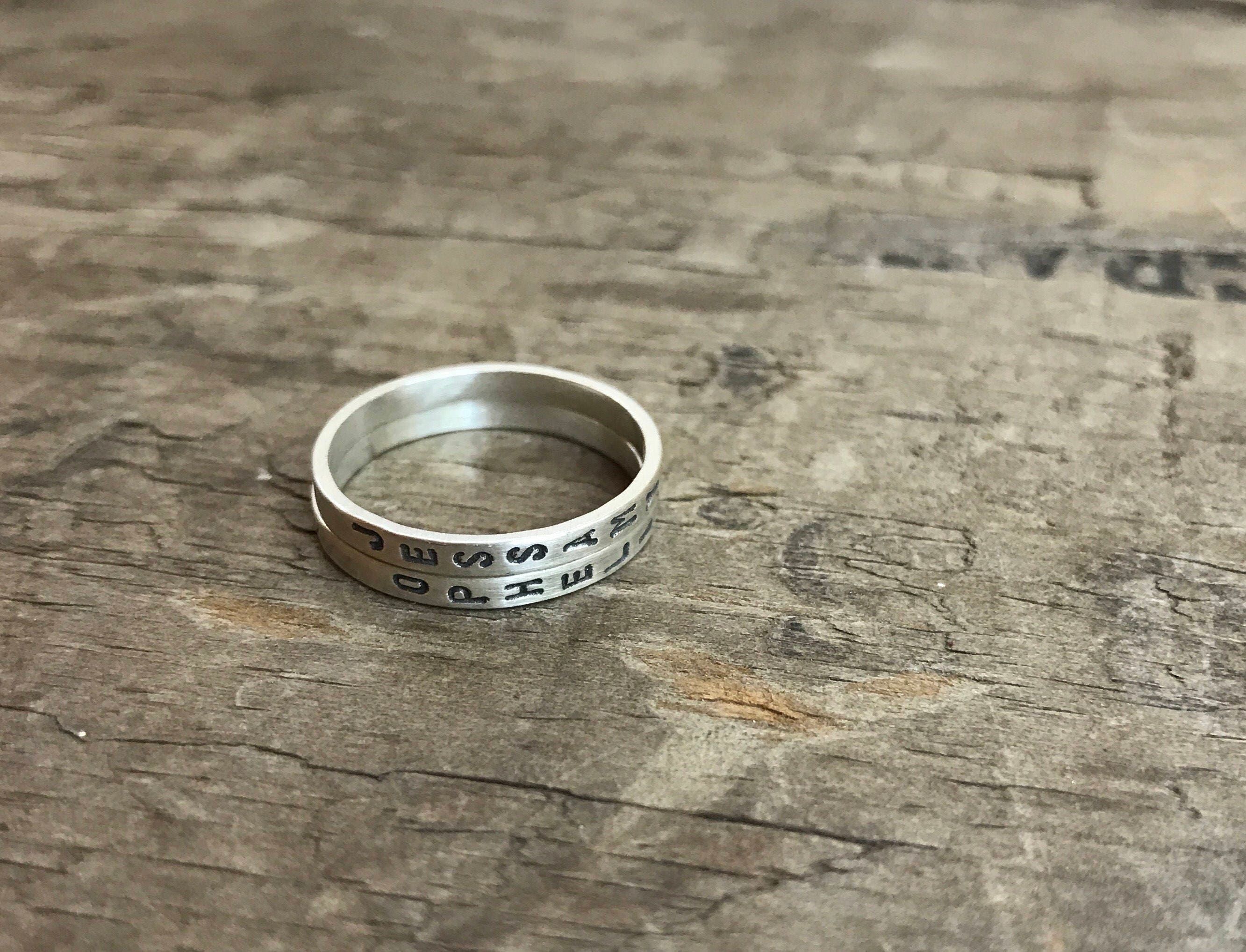 I Love You To The Moon & Back Ring | Custom I Love You Rings