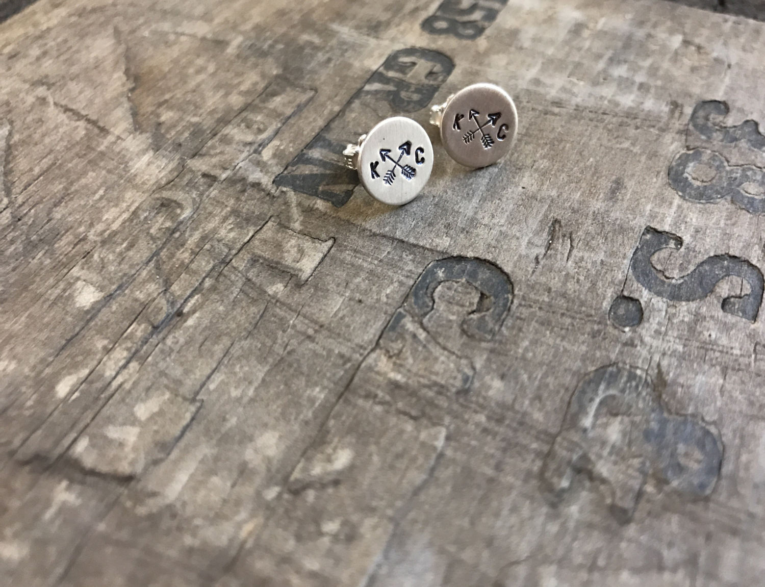 Kansas City Earrings Sterling Silver Stud Earrings KC Royals