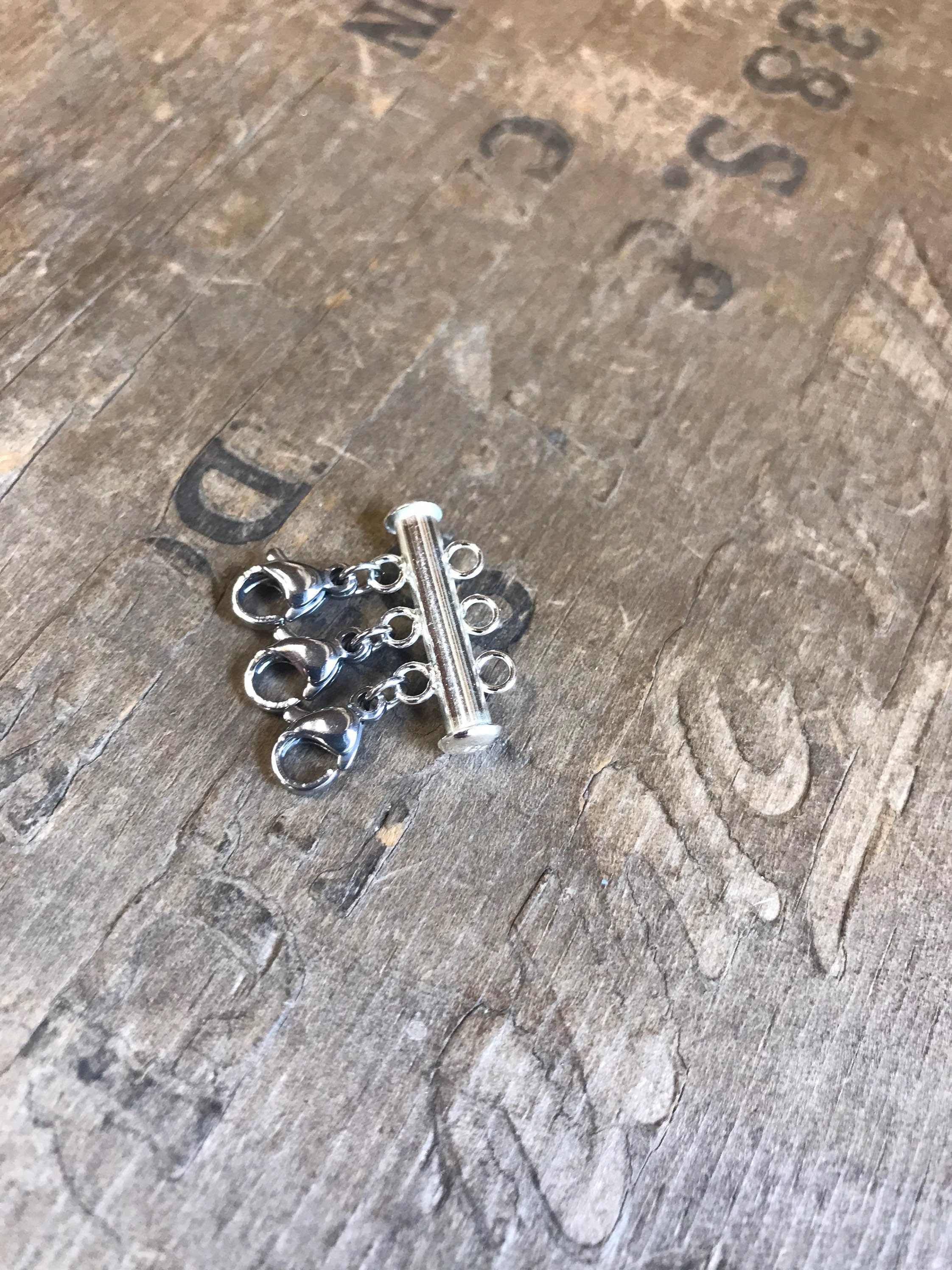 Layered Necklace Separator sterling silver multi strand necklace