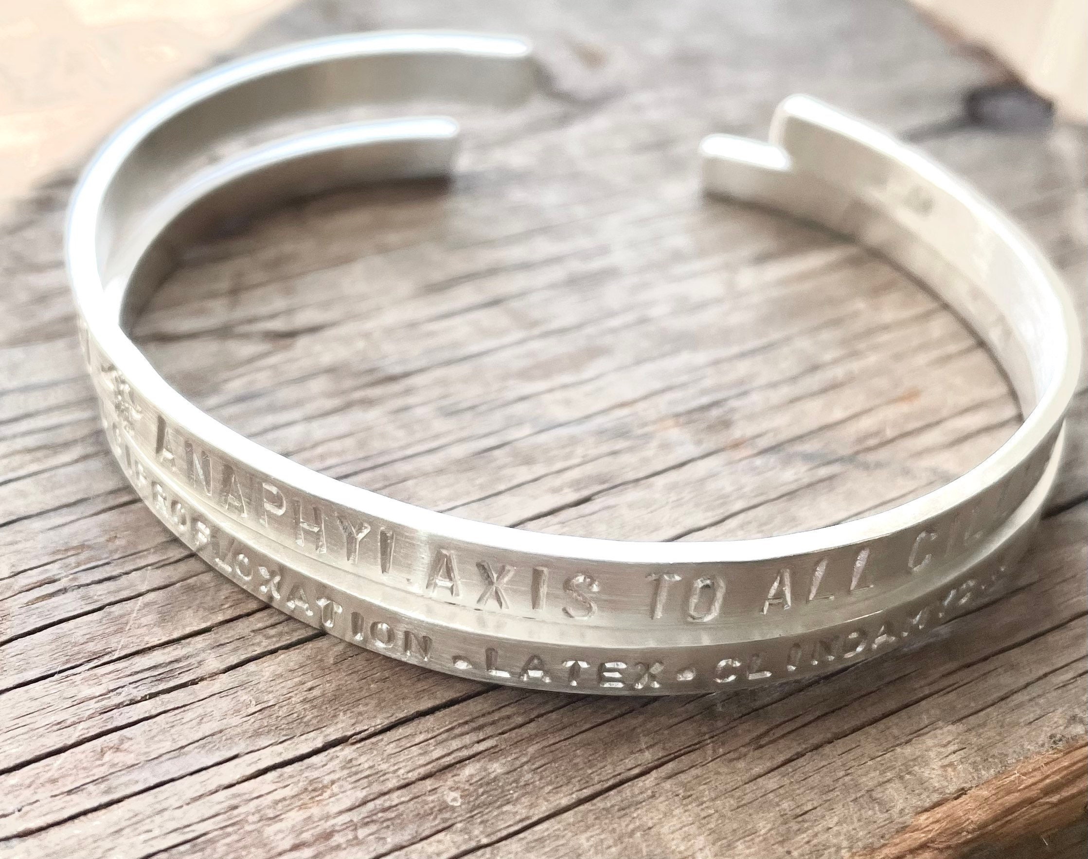 Custom Medical Alert Bracelet, Leather Medical ID, Stainless Medical Alert,  Medical Identification, Asthma Bracelet, Anaphylaxis Jewelry - Etsy