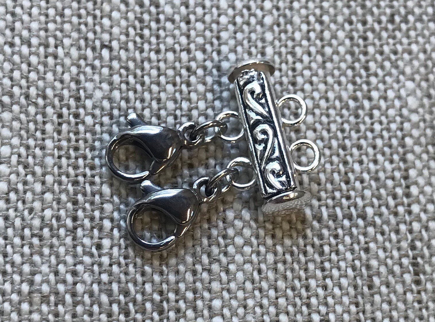 Layered Necklace Separator sterling silver multi strand necklace separator