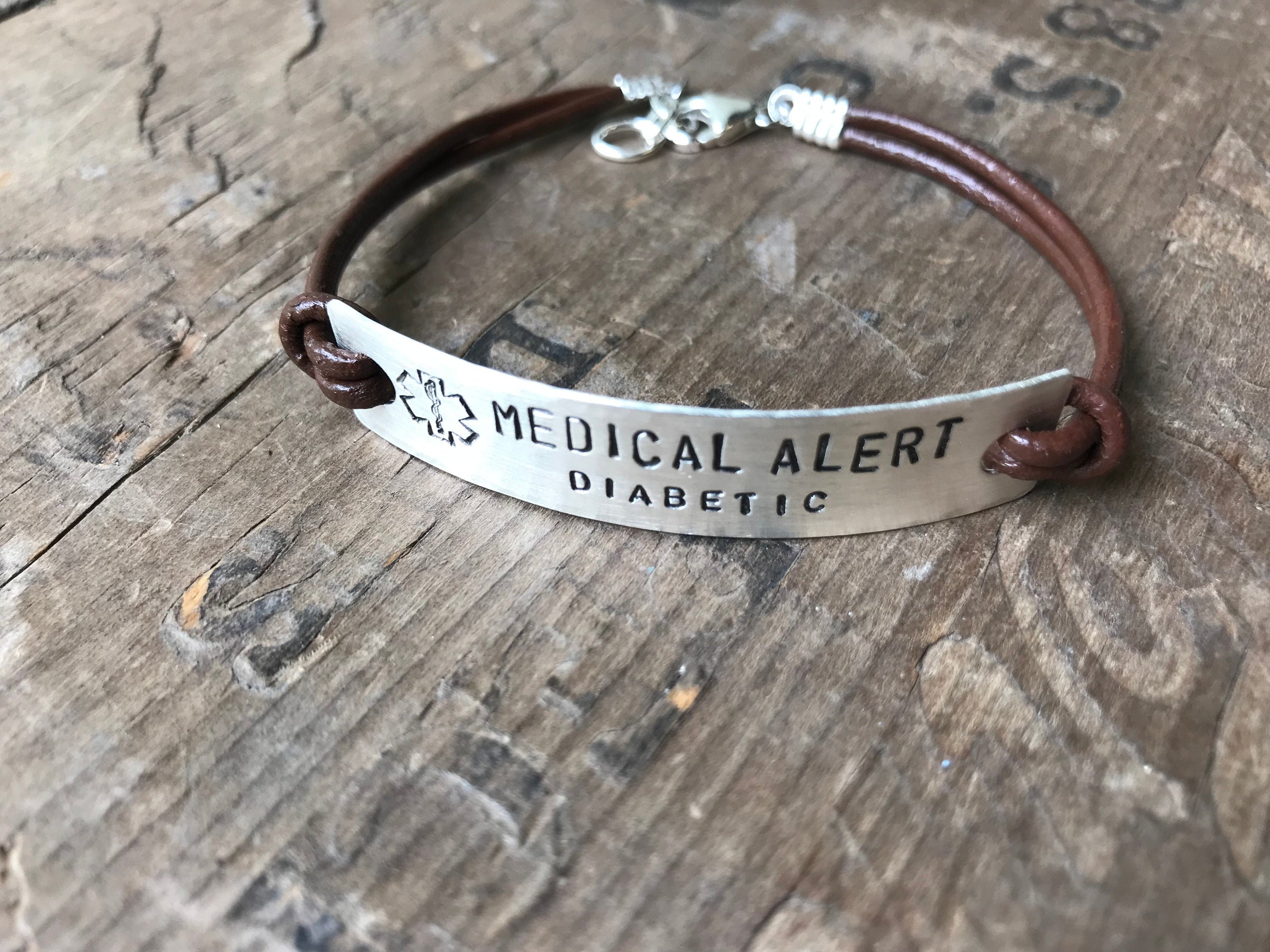 Medical Alert Wristband  Custom Made  Personalized Bracelets