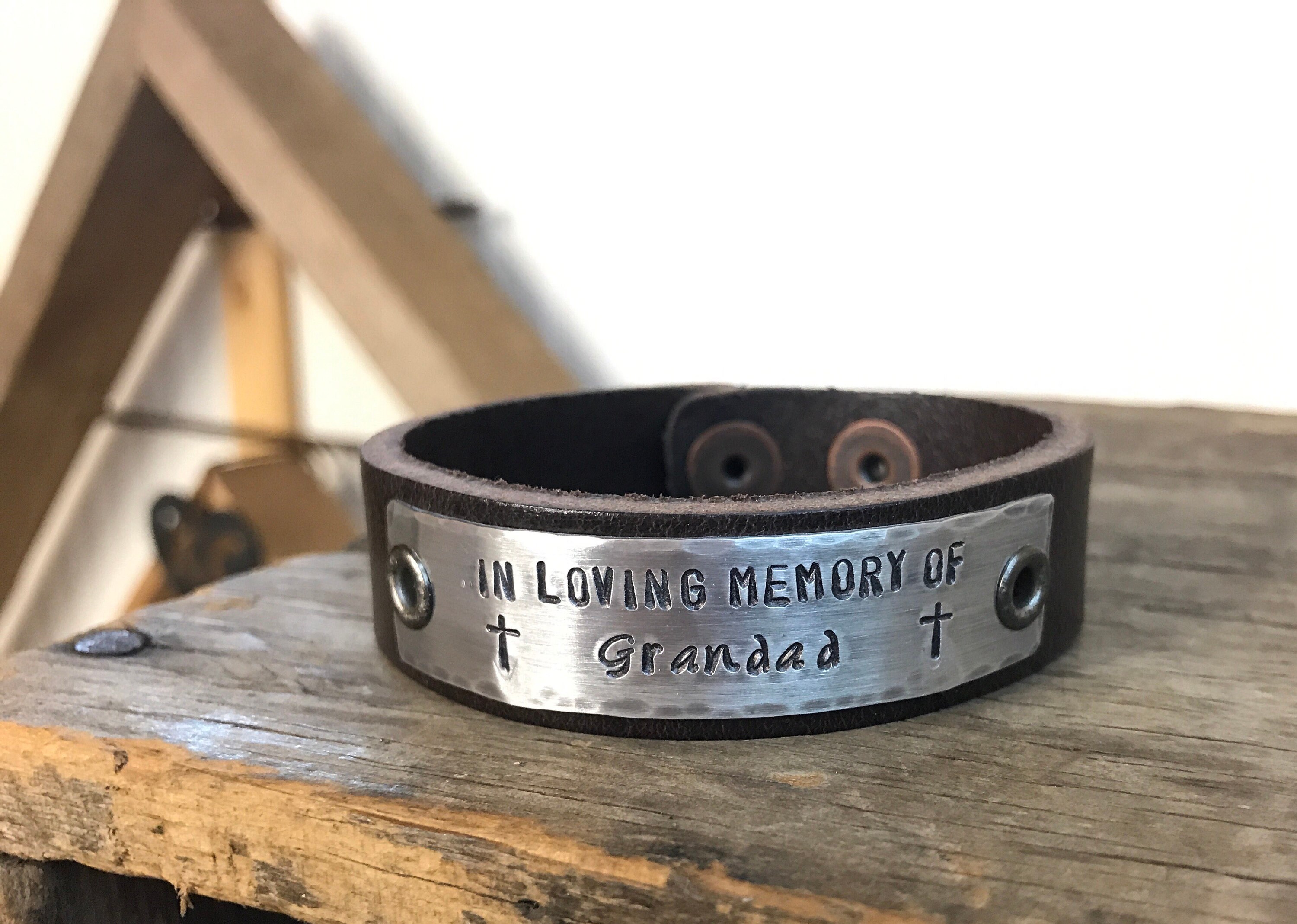 Grandad memorial bracelet sale