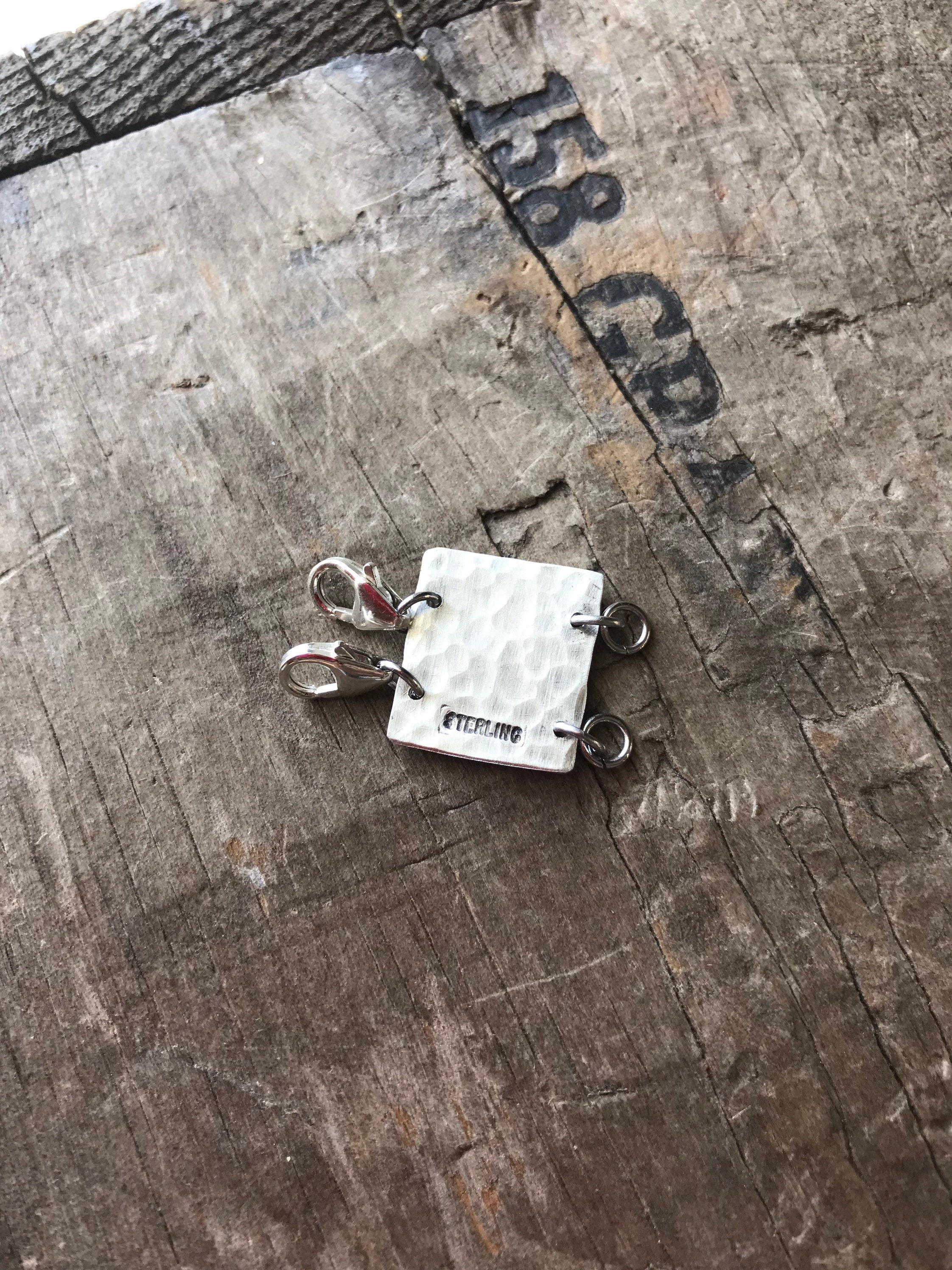 Layered Necklace Separator sterling silver multi strand necklace separator