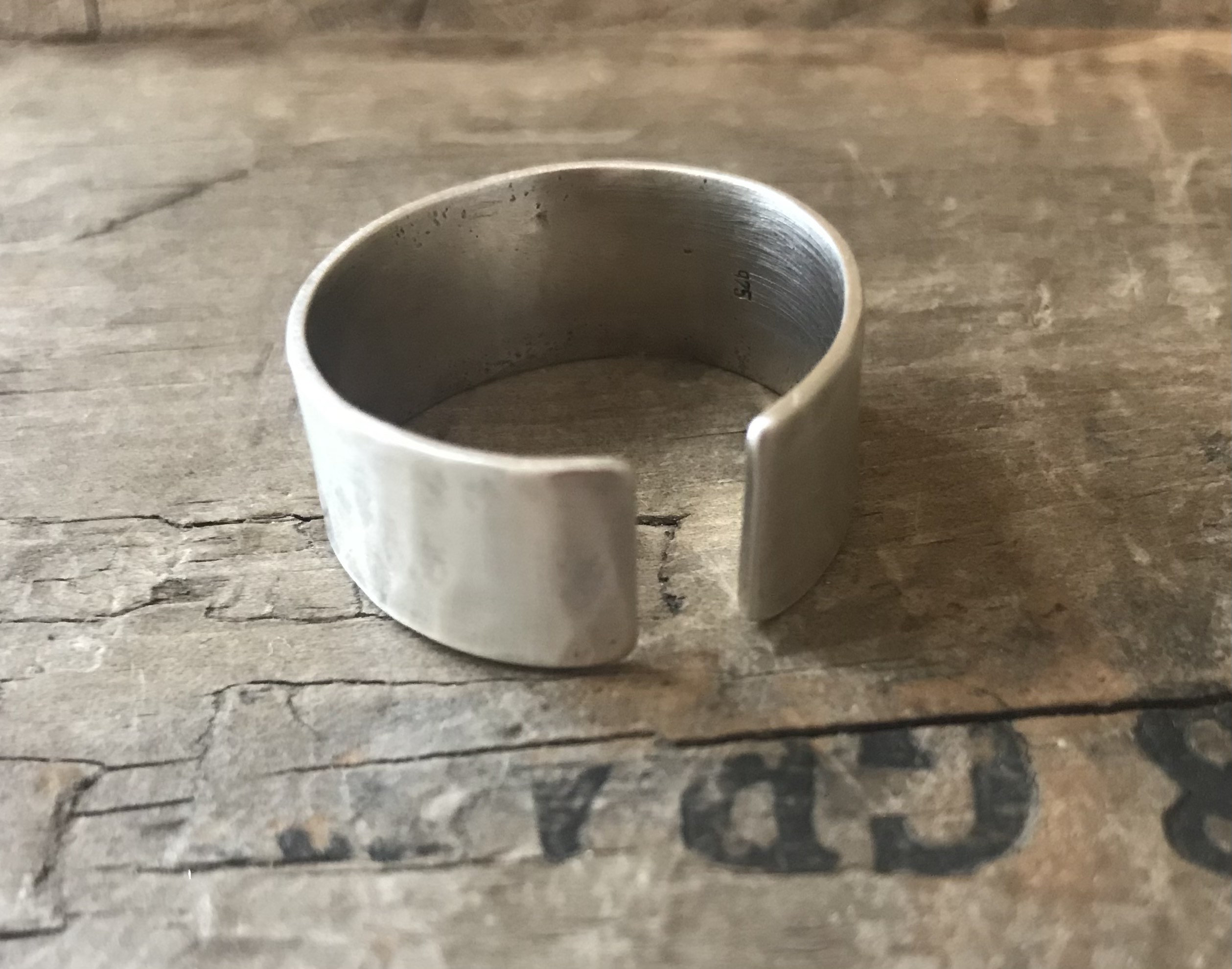 Adjustable ring band wide ring band solid sterling silver Etsy