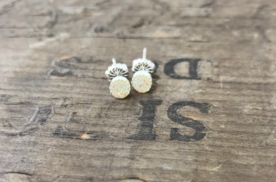 8mm Druzy Stud Earrings – Sam P Creations