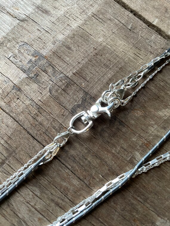 Layered Necklace Separator sterling silver multi strand necklace separator sterling lobsters