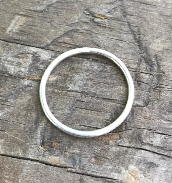 Stacking Rings Sterling Silver stacking midi rings knuckle rings Rustic silver