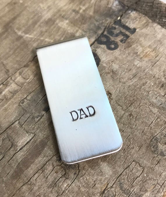 Dad money clip Personalized Money Clip Mens  Personalized Fathers Day Gift Moneyclip Dad Gift