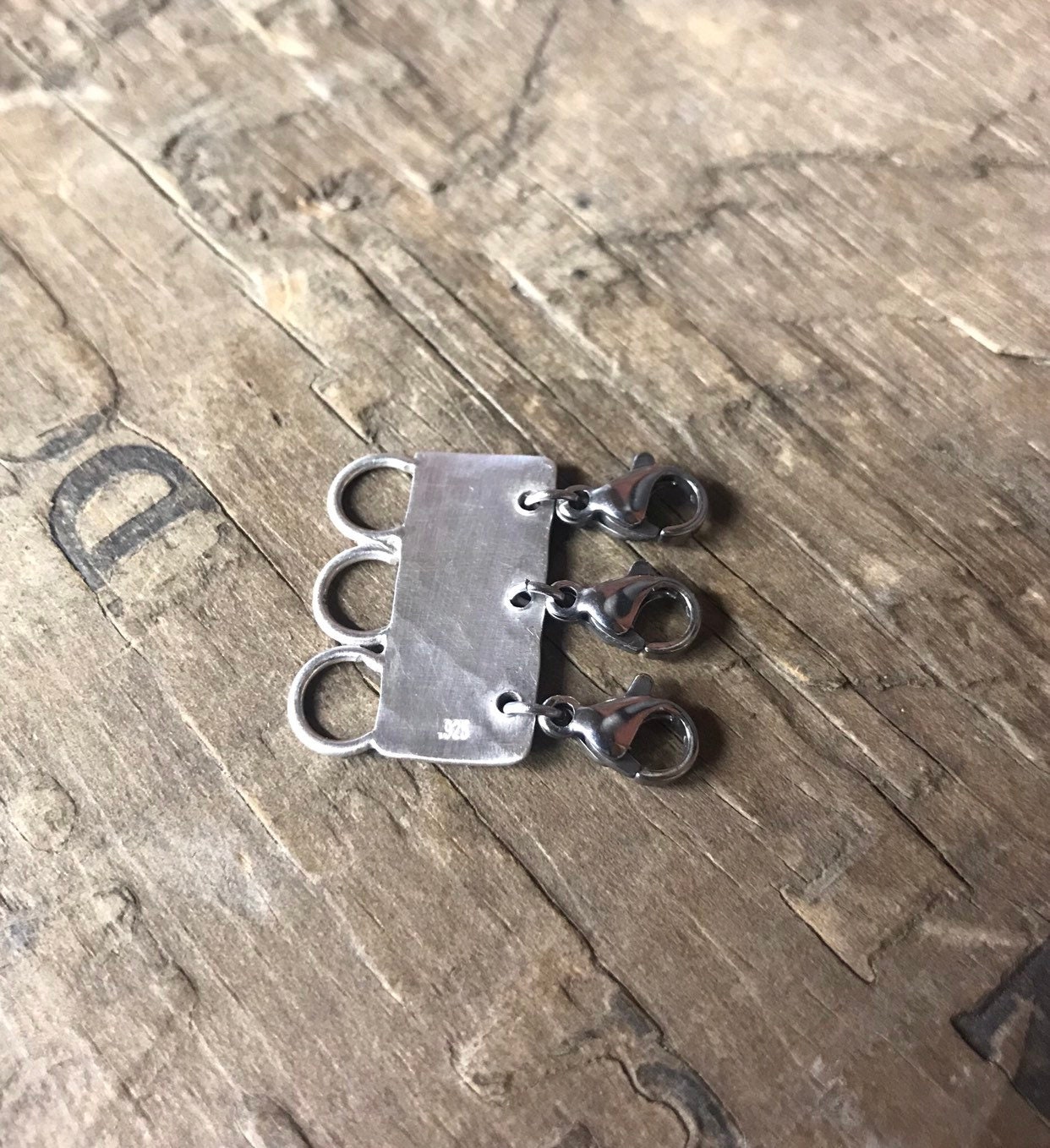 Layered Necklace Separator sterling silver multi strand necklace separator