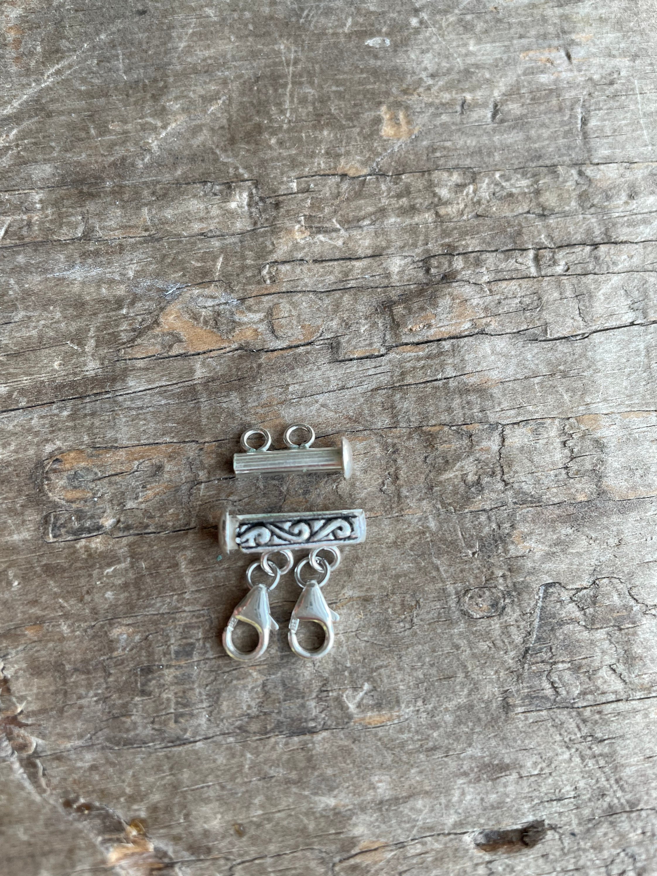 Layered Necklace Separator sterling silver multi strand necklace